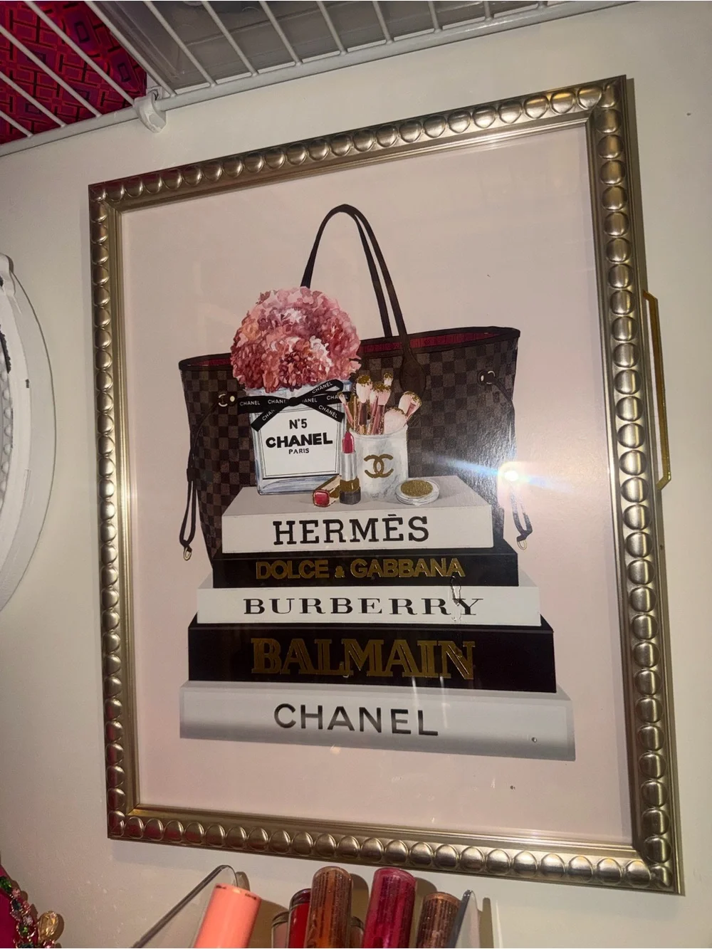 Neverfull closet art- High Fashion Luxury Wall Art | 11” x 14”